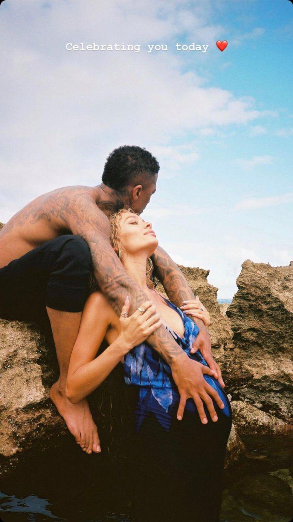 All the pregnant celebrities in 2021 Nick-Cannon-and-pregnant-Alyssa-Scott