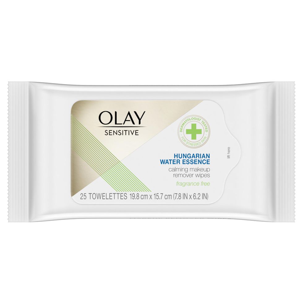 Olay Sensitive Hungarian Water Essence calming makeup remover wipes