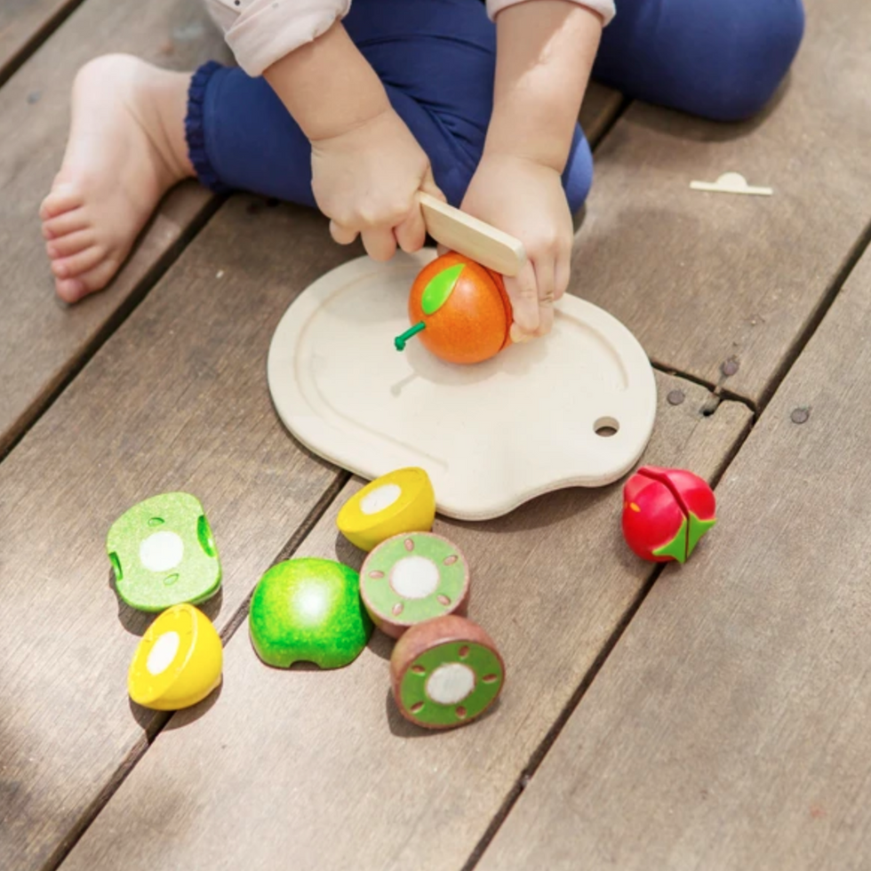 PLAN TOYS Assorted Wooden Fruit Set