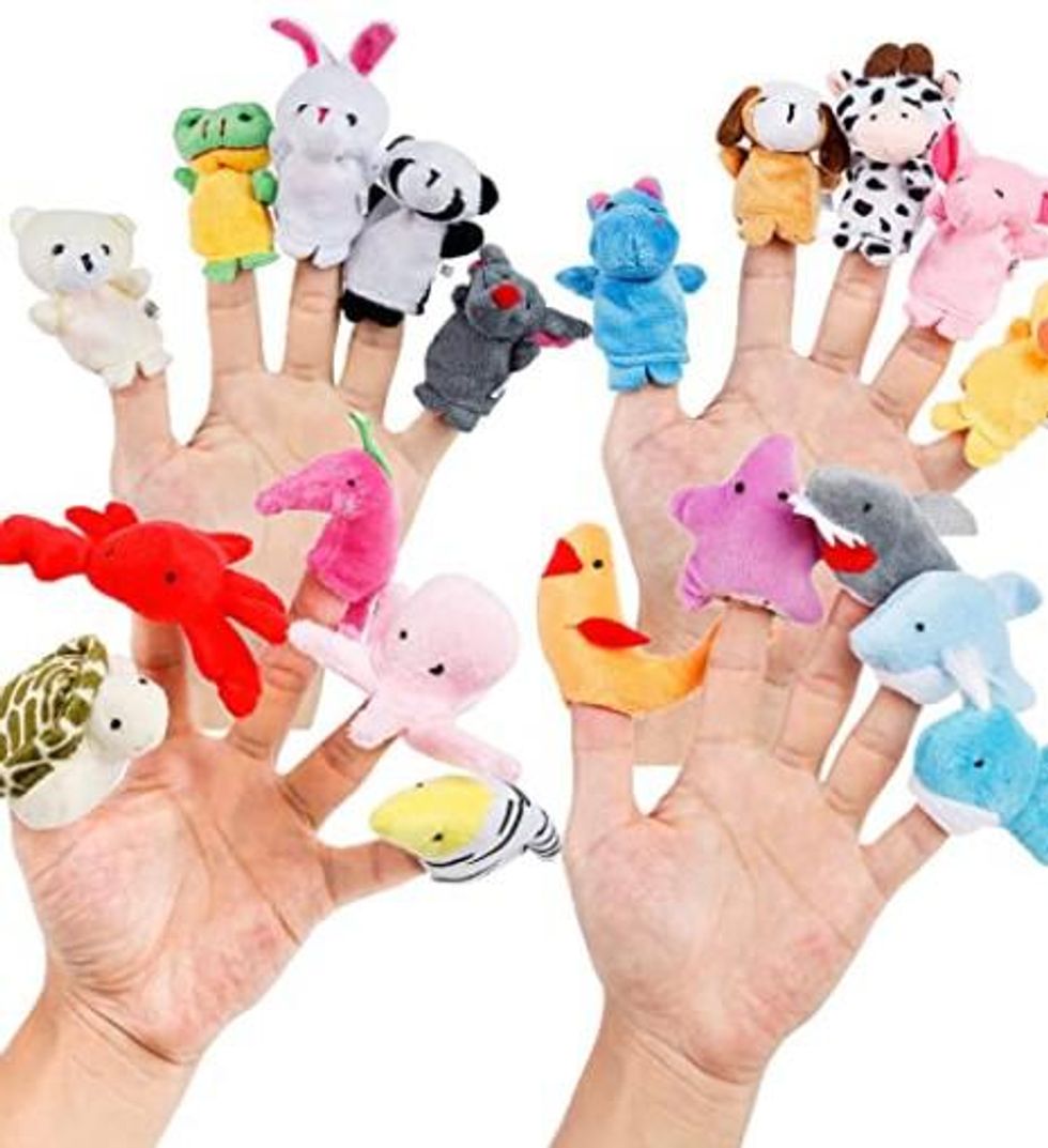 Animal finger puppets