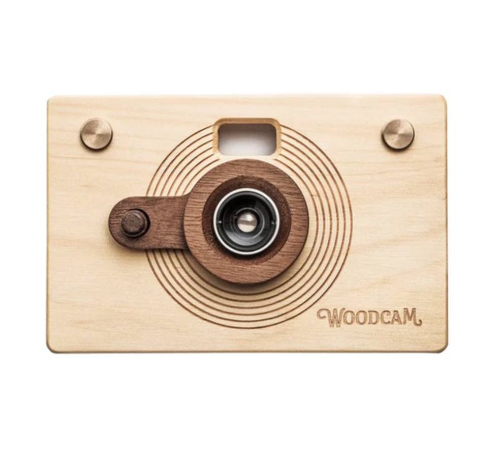 FATHER'S FACTORY Wooden Digital Camera Point and Shoot Lines