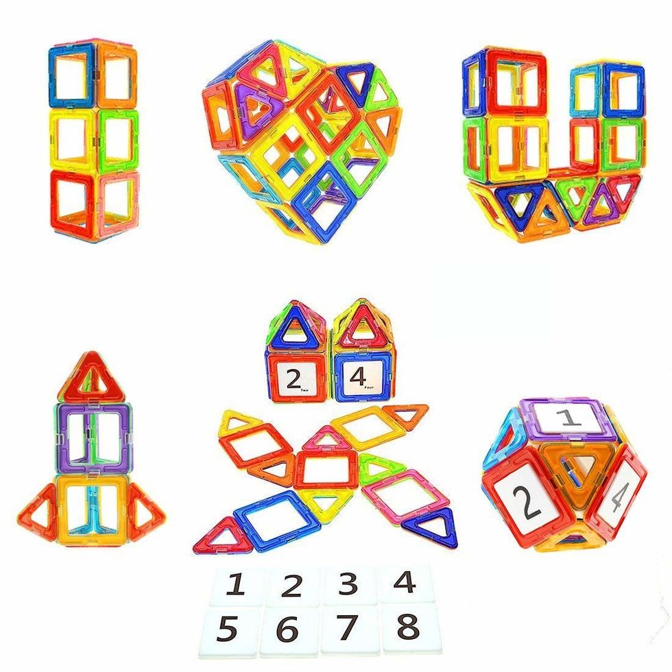 kids magnetic tiles