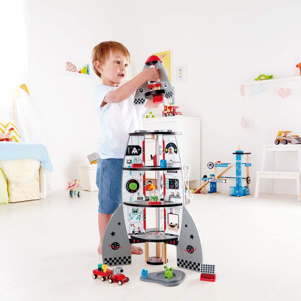 Hape rocket ship playset