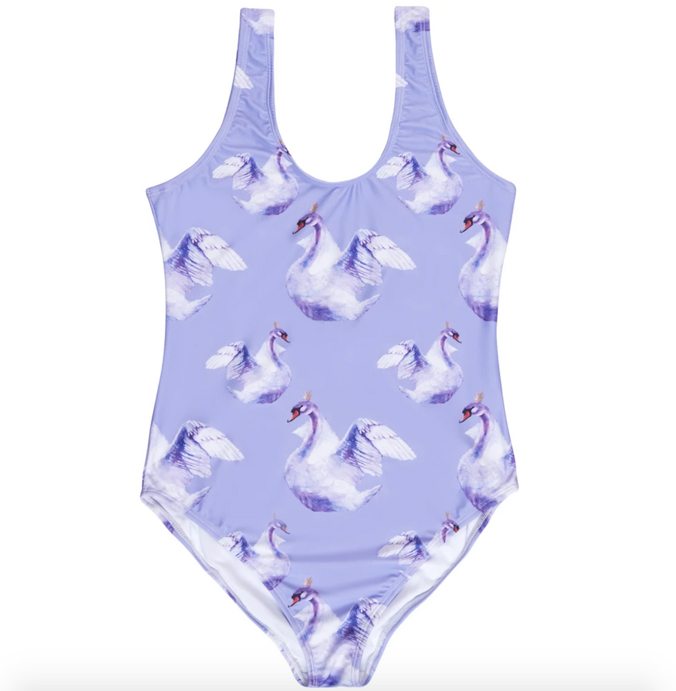 These are the swimsuits I'm loving in my first summer postpartum Swan Women's One Piece Sleeveless Swimmers