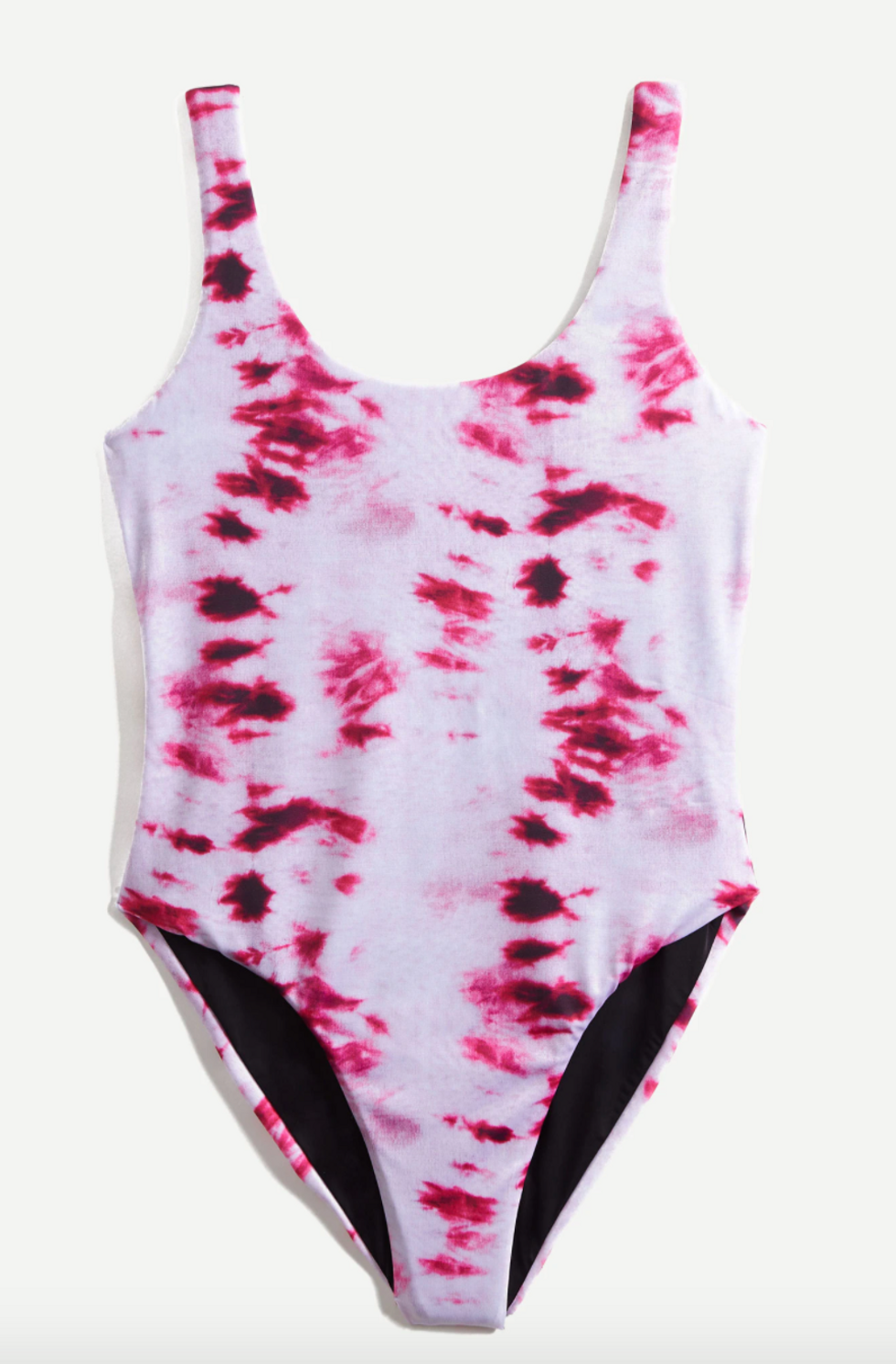 Raspberry Tie Dye One Piece Swimsuit