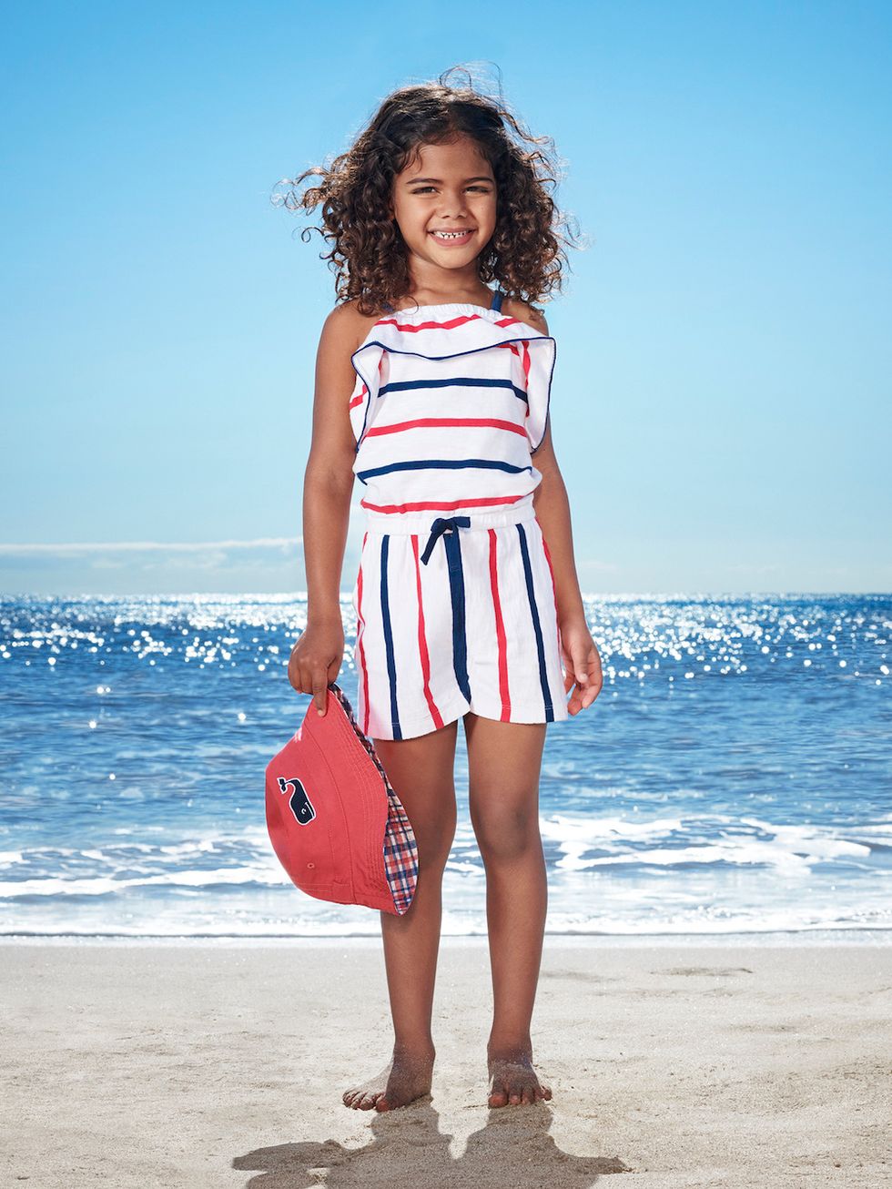 Vineyard Vines for Target Girls' Striped Scoop Neck Romper