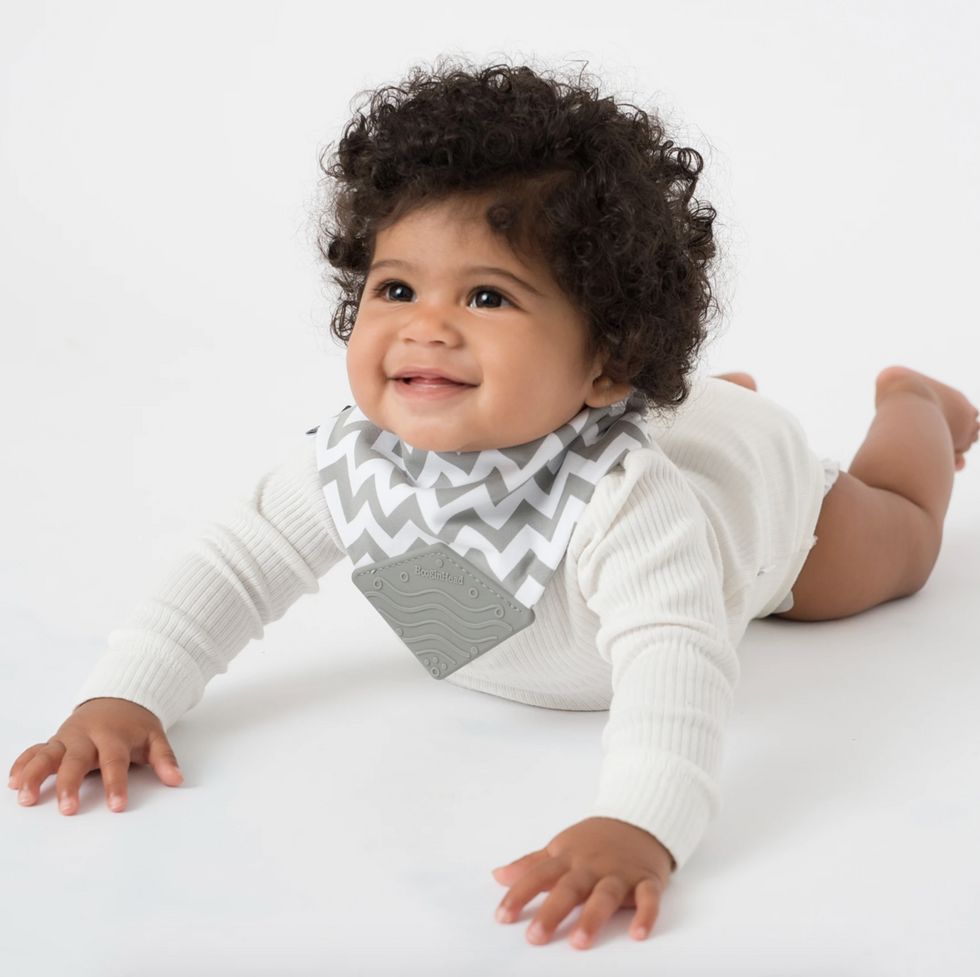 BooginHead Baby Newborn Cotton Bandana Teether Bib