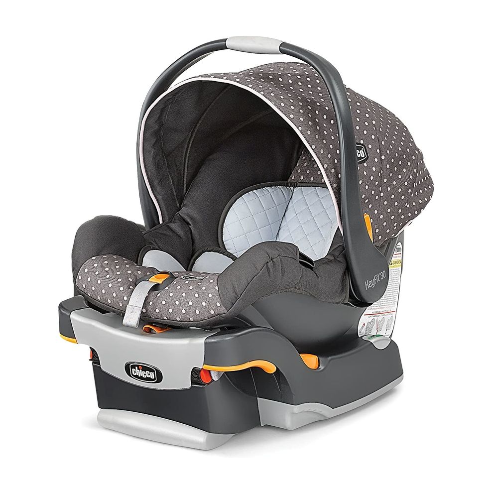  Roll over image to zoom in Chicco Keyfit Infant Car Seat and Base with Car Seat,                     Lilla