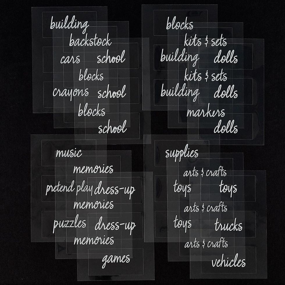The Home Edit Kids' Labels