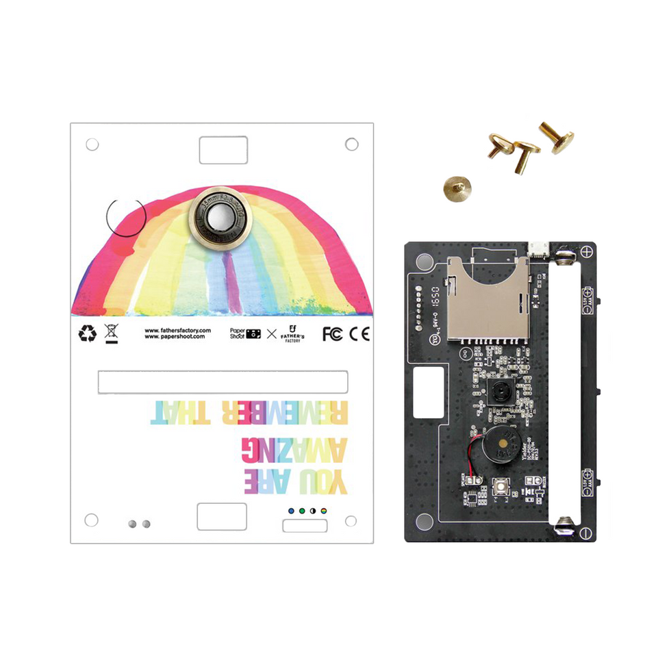 Father's Factory amazing rainbow paper digital camera