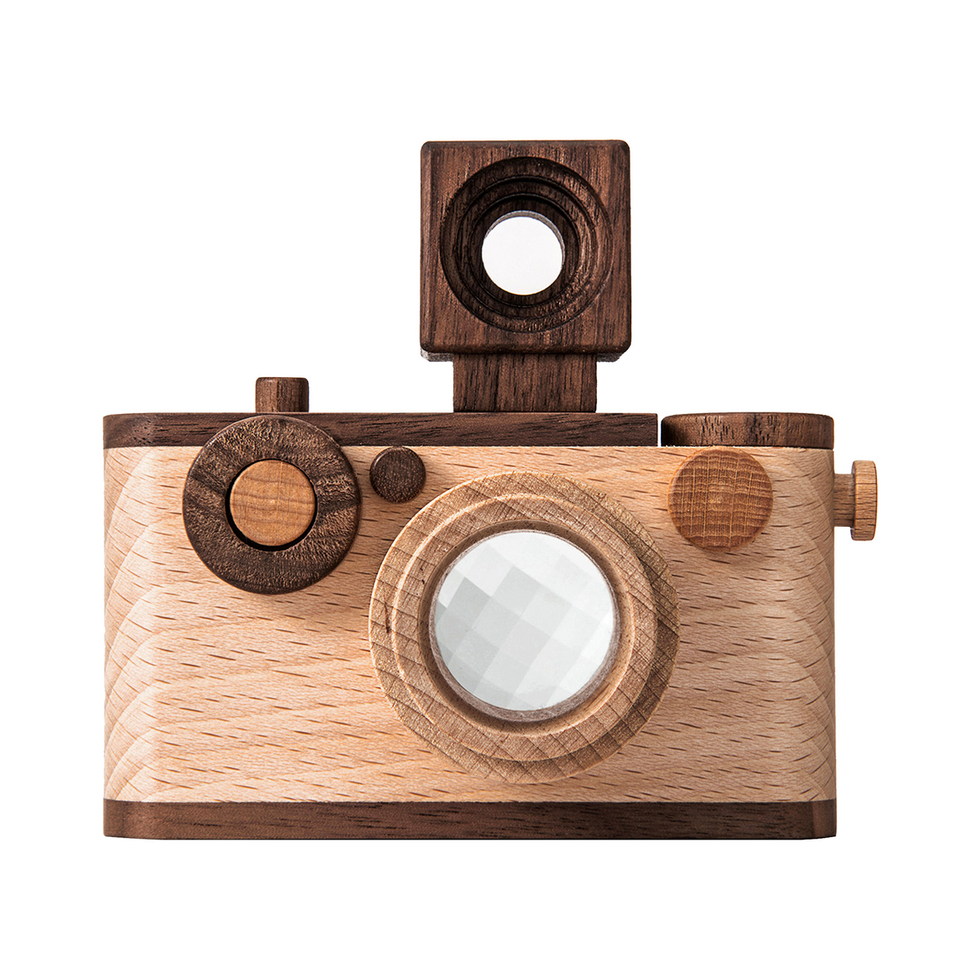 35MM original wooden toy camera