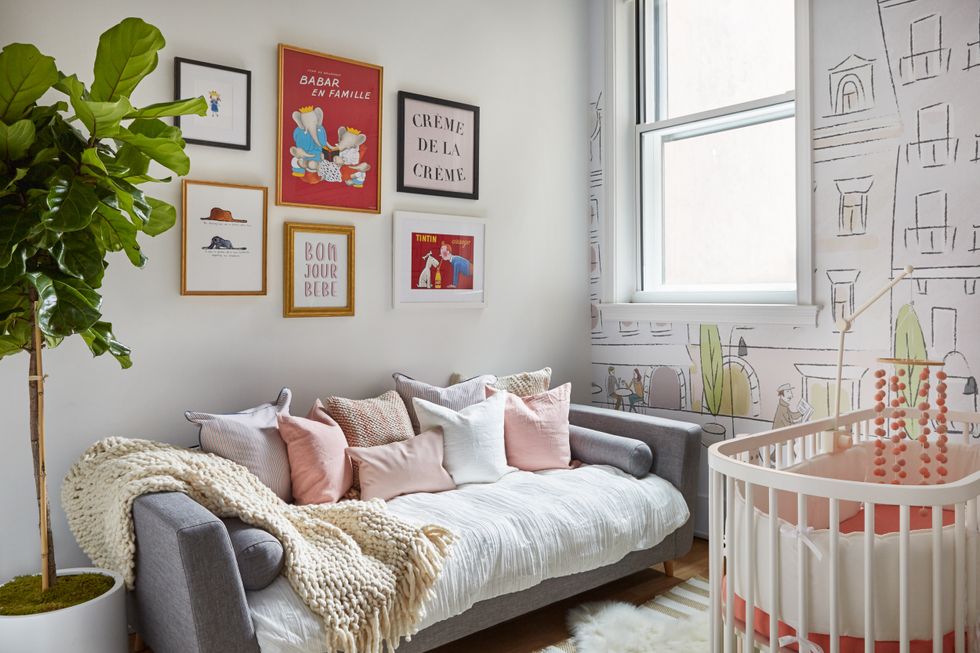 this sneak peek of man repeller leandra medines nursery will give you serious decor envy 0 Motherly