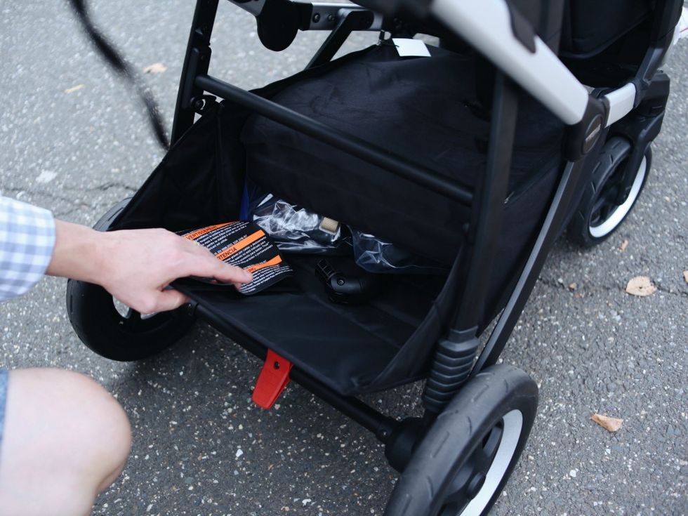 thule sleek double stroller review 3 Motherly