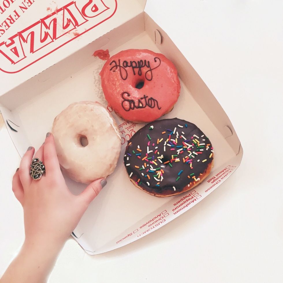 Easter donuts