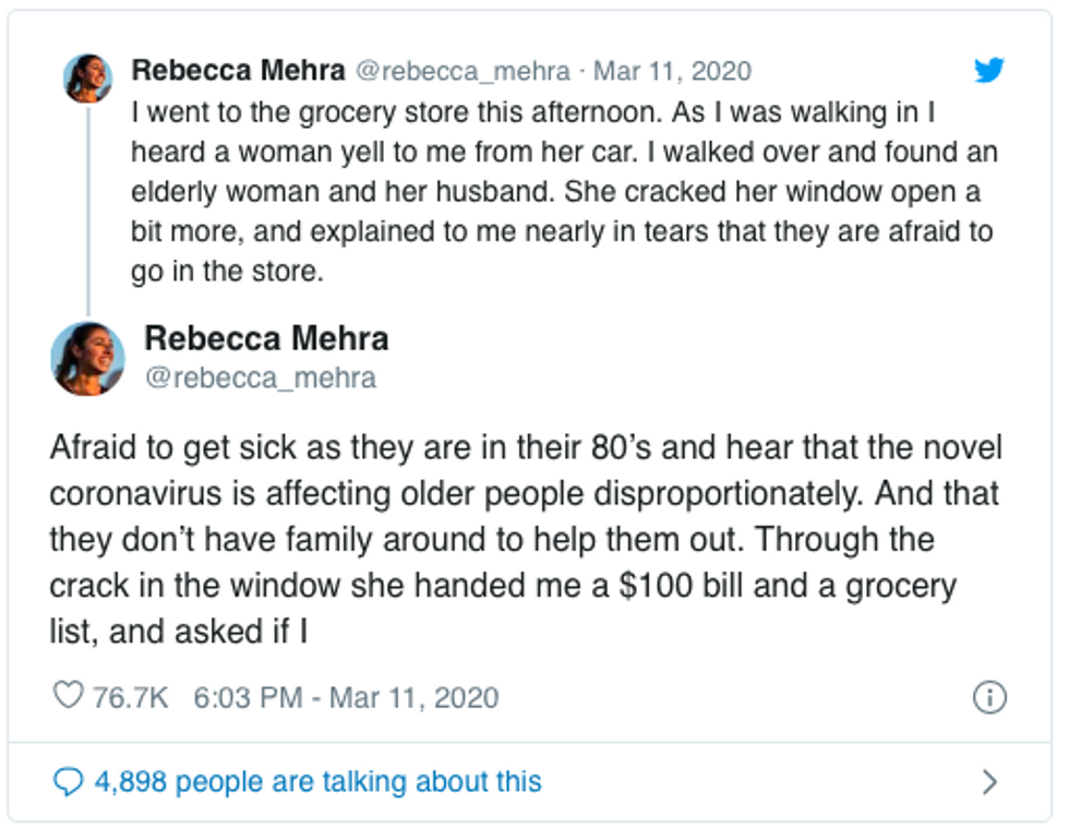 uplifting stories of people helping each other during coronavirus 1