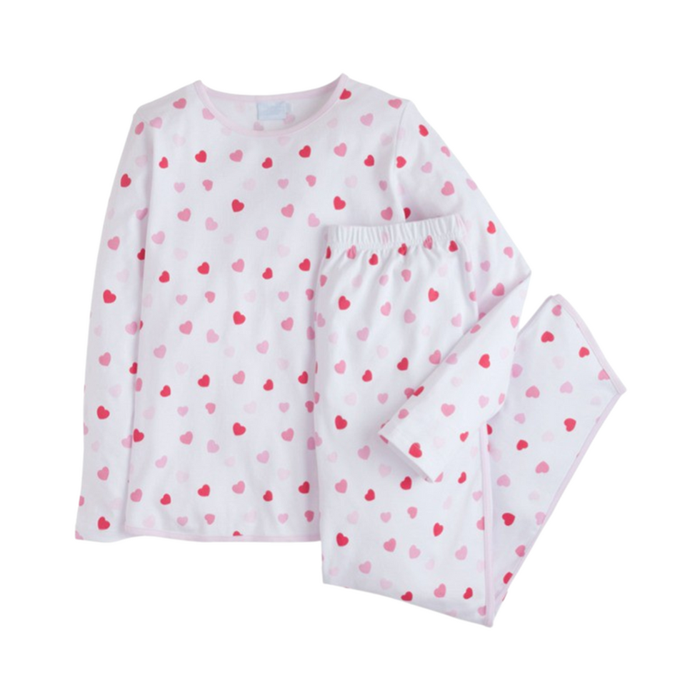 Little English mamastay hearts pajamas