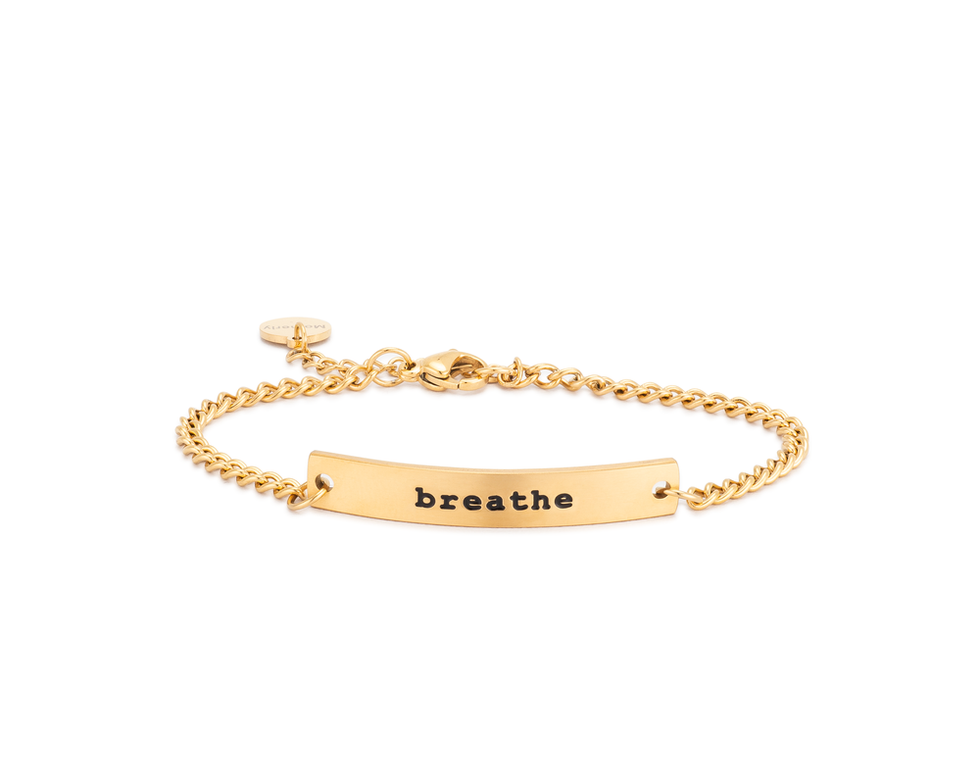 Motherly "Breathe" adjustable chain bracelet - adult