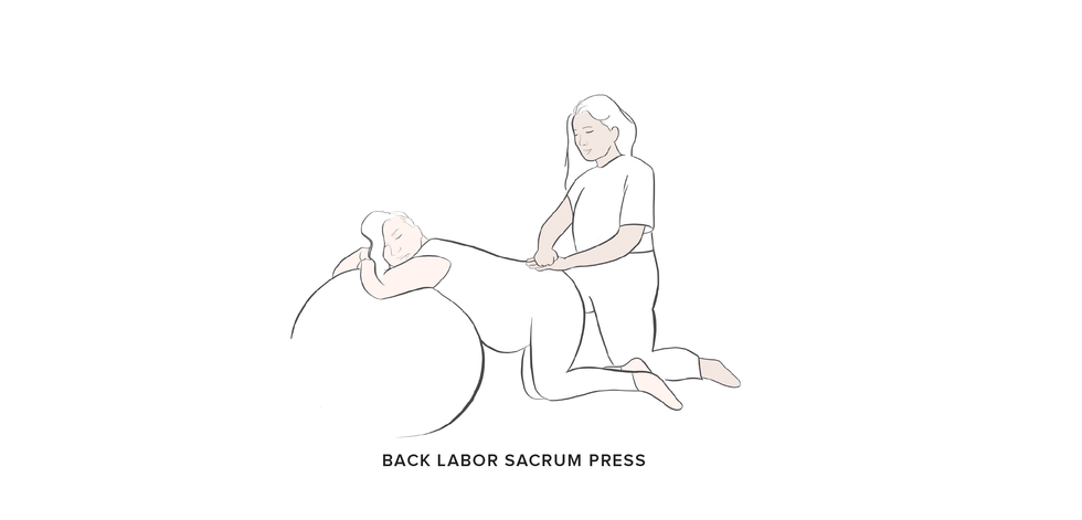 sacrum press for back labor