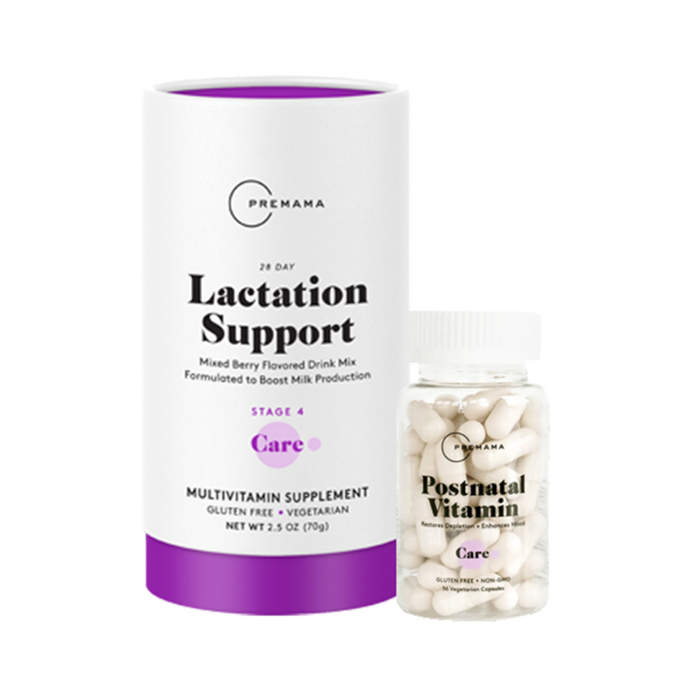 Premama postnatal vitamin and lactation drink mix bundle